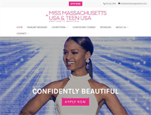 Tablet Screenshot of missmassachusettsteenusa.com